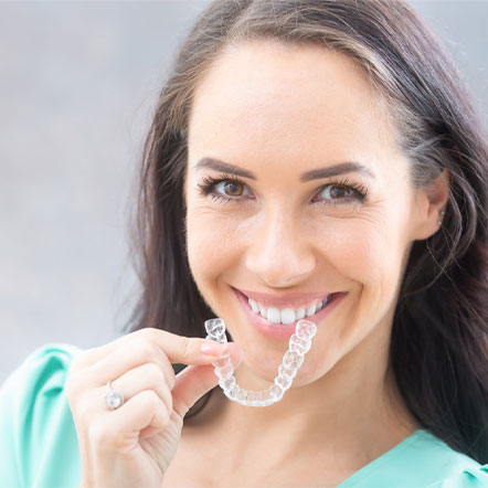 clear braces